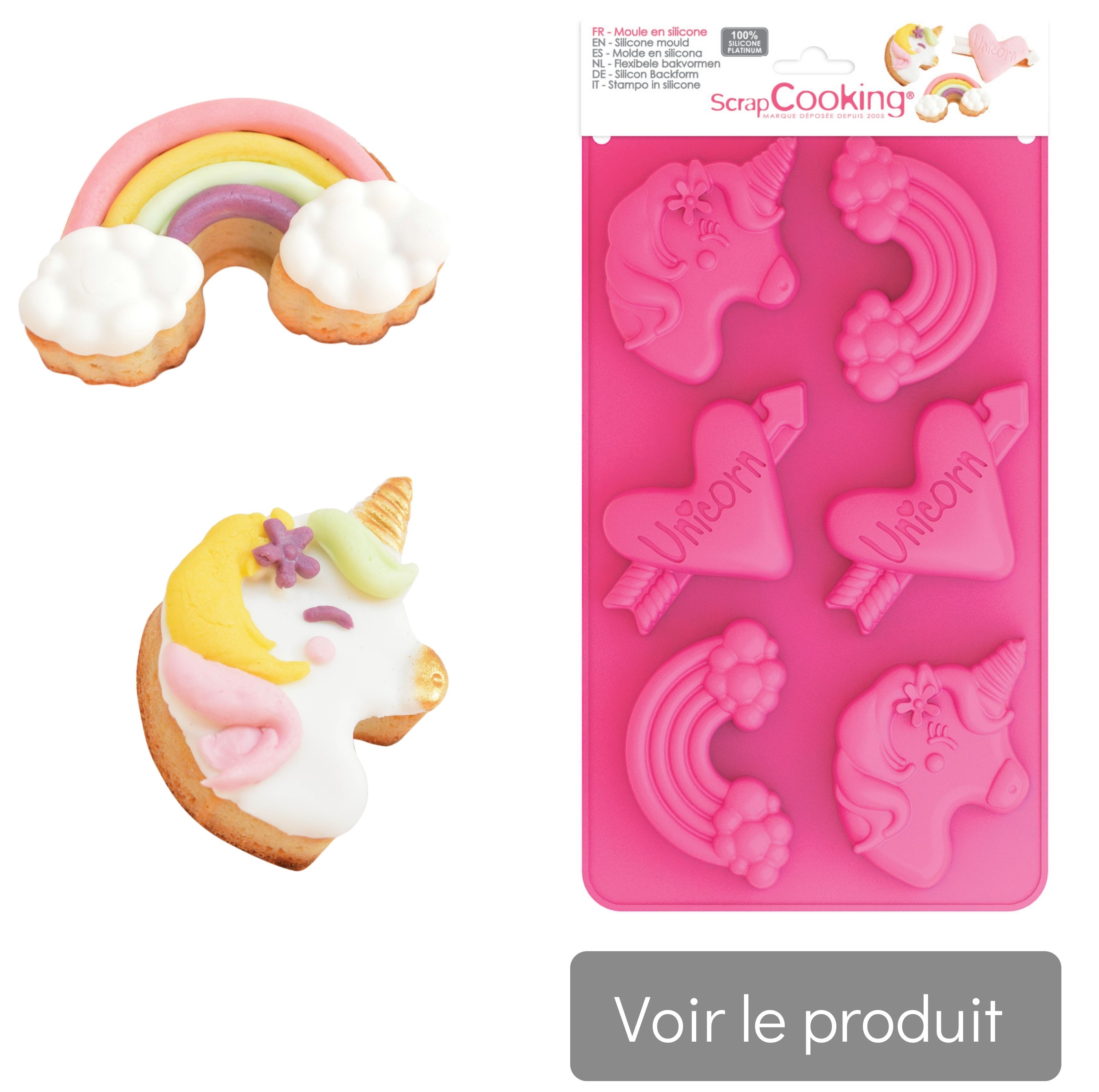 Moule silicone licorne - ScrapCooking